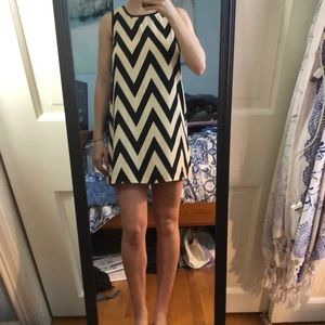 Zig zag mini dress